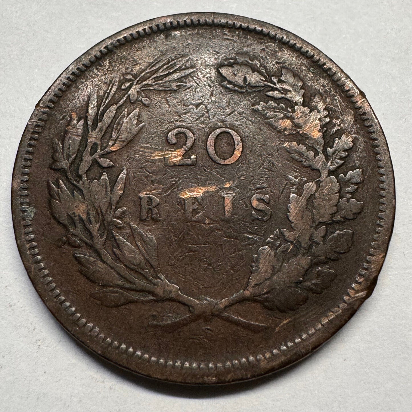 1892 Portugal 20 Reis - Beautiful Coin - #A-050