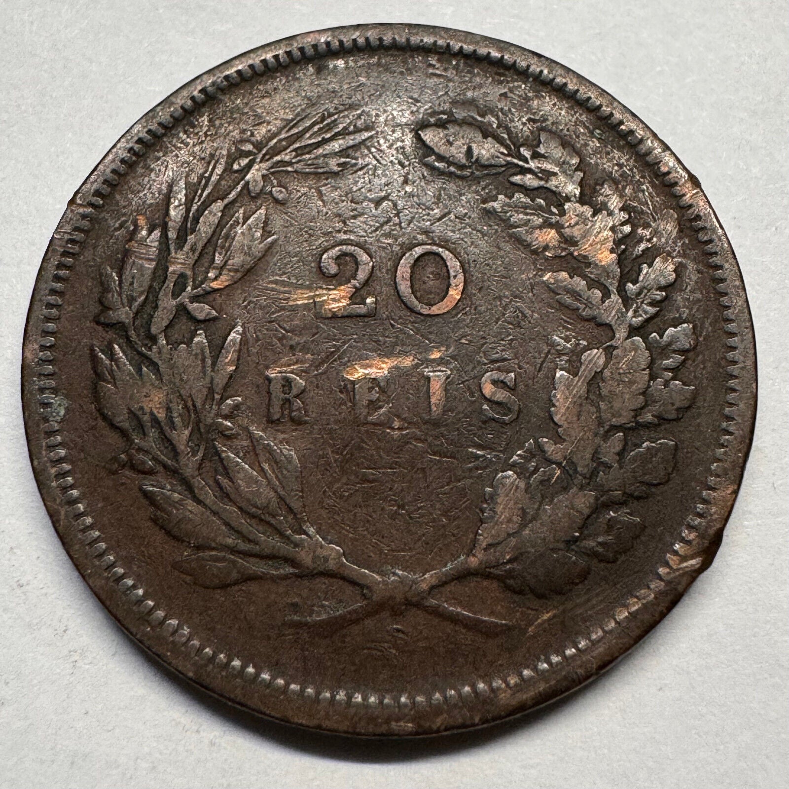 1892 Portugal 20 Reis - Beautiful Coin - #A-050