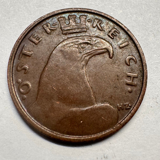 1925 Austria 1 Groschen - Beautiful Coin - #A-064