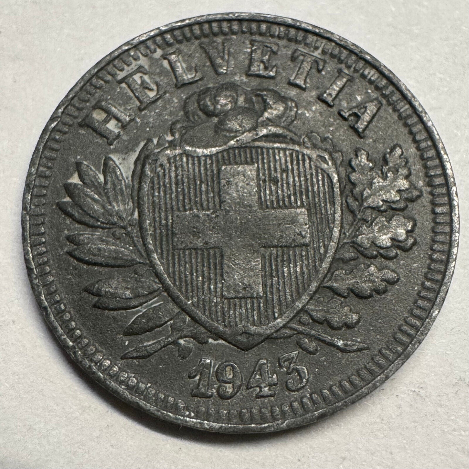 1943 Switzerland 2 Rappen - Beautiful Coin - #A-080