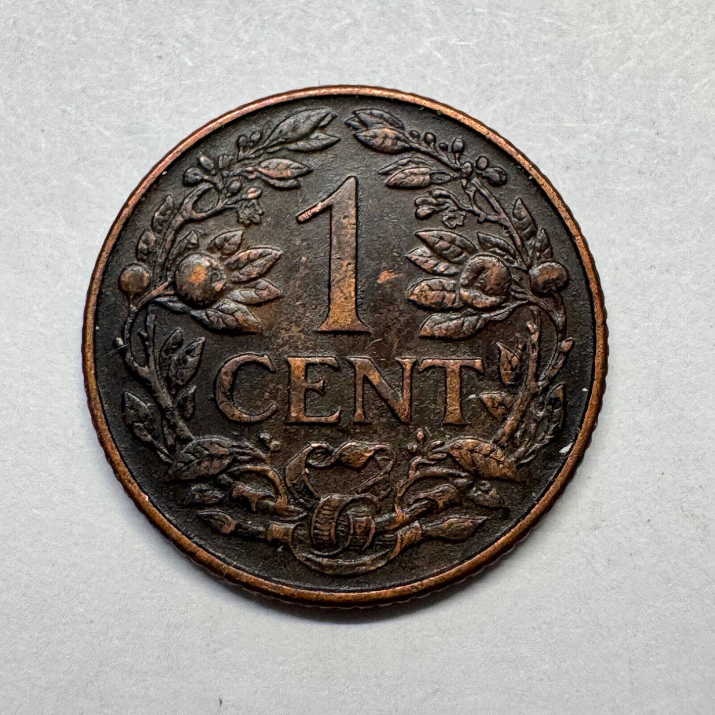1944 Curacao 1 Cent - Beautiful Coin - #B-031