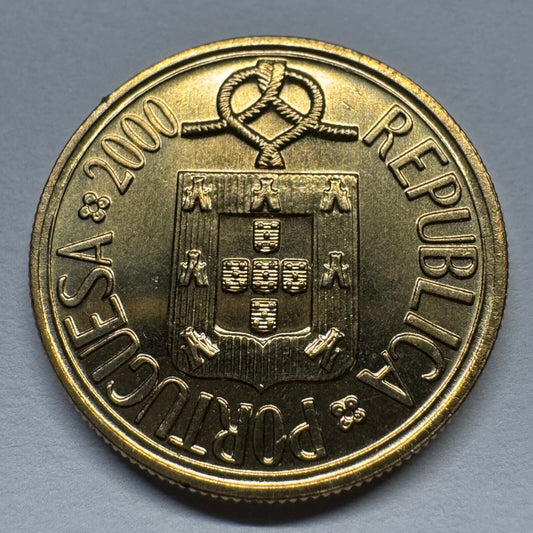 2000 Portugal 5 Escudos - Beautiful Coin - #B-056