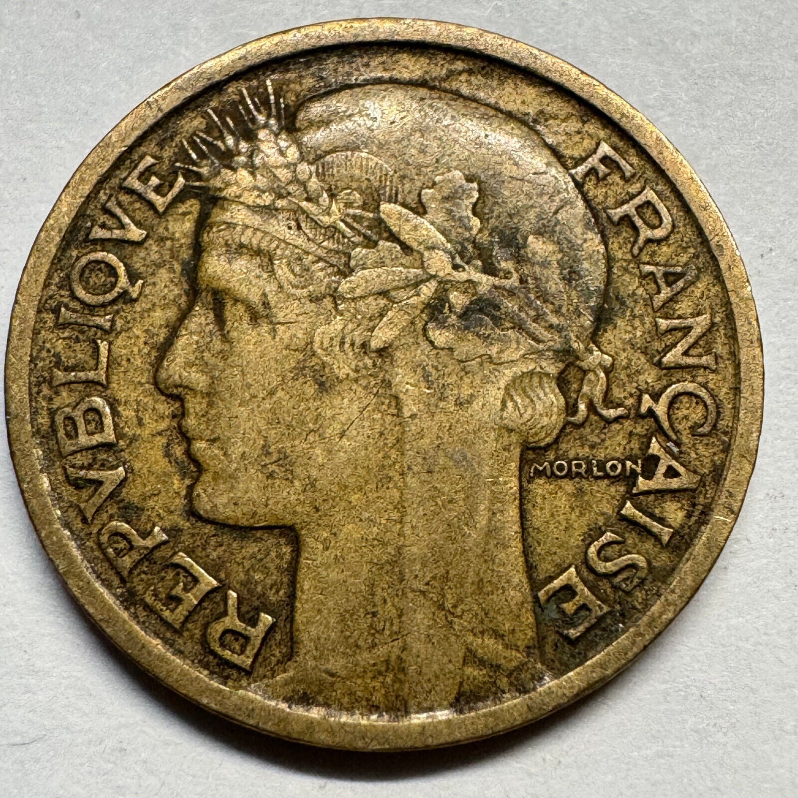 1937 France 1 Franc - Beautiful Coin - #A-075