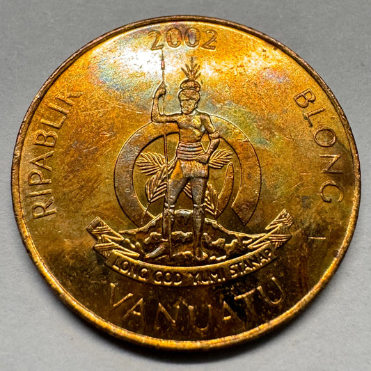 2002 Vanuatu 5 Vatu - Beautiful Coin - #A-032