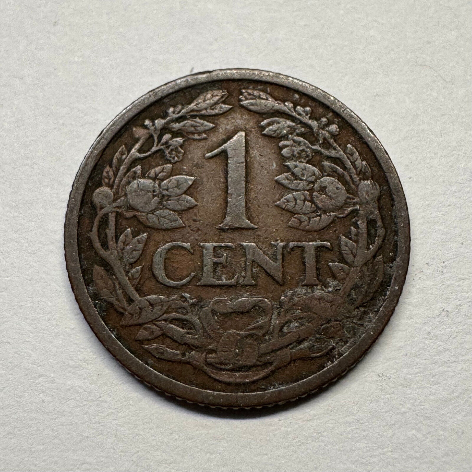 1914 Netherlands 1 Cent - Beautiful Coin - #B-059