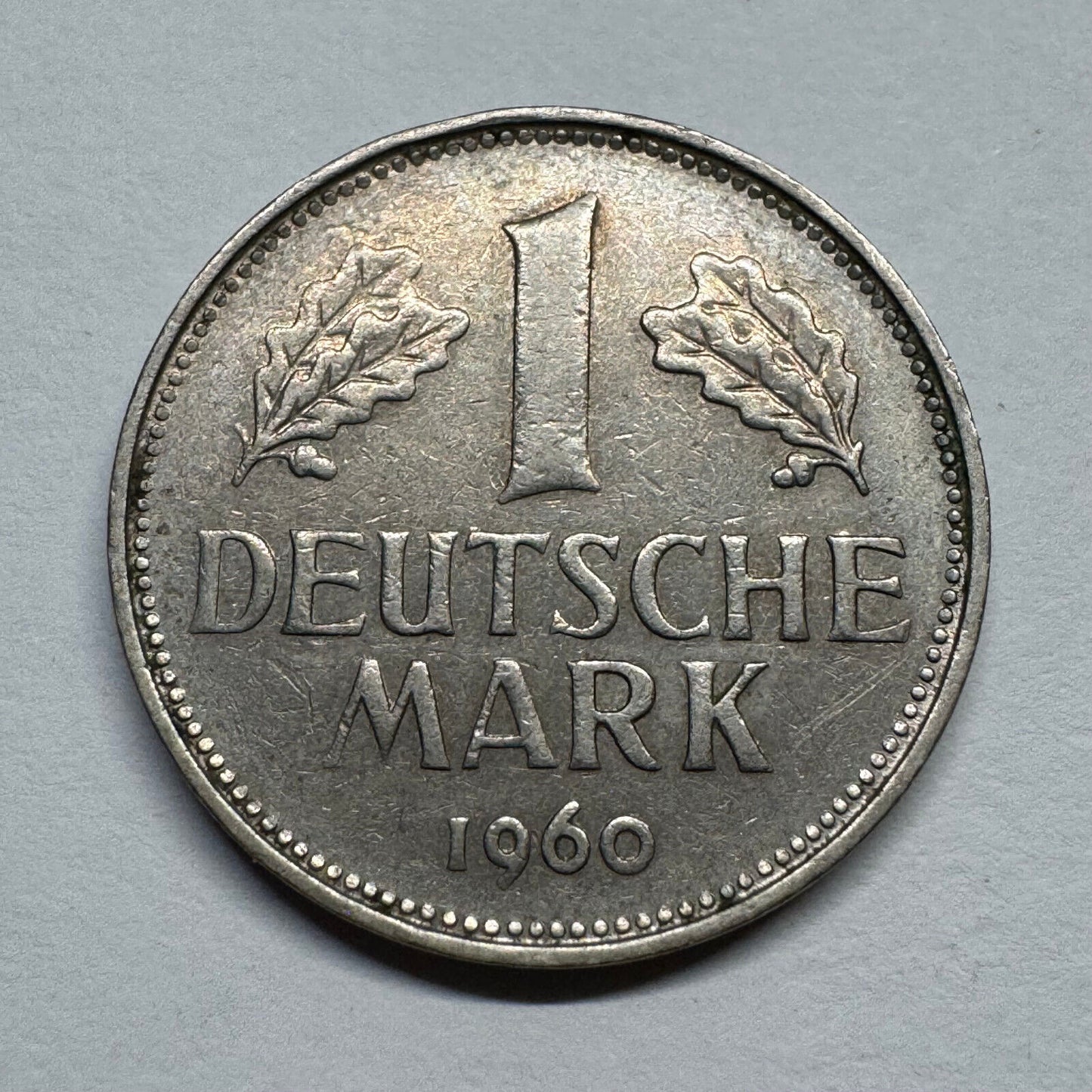 1960 Germany 1 Mark - Beautiful Coin - #B-059