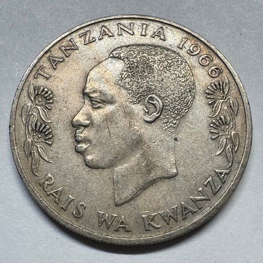 1966 Tanzania 1 Shilingi - Beautiful Coin - #A-068