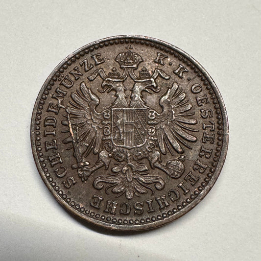 1885 Austria 1 Kreuzer - Beautiful Coin - #B-038