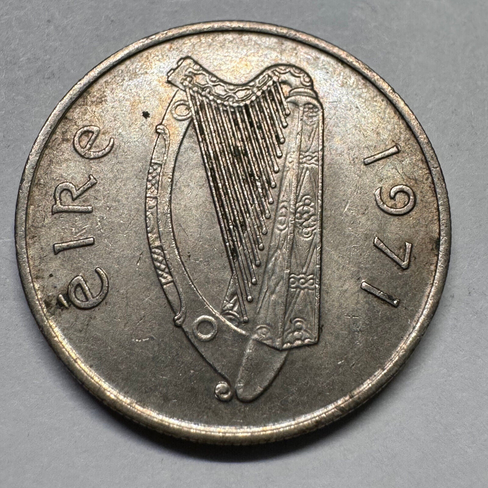 1971 Ireland 5 Pence - Beautiful Coin - #A-066