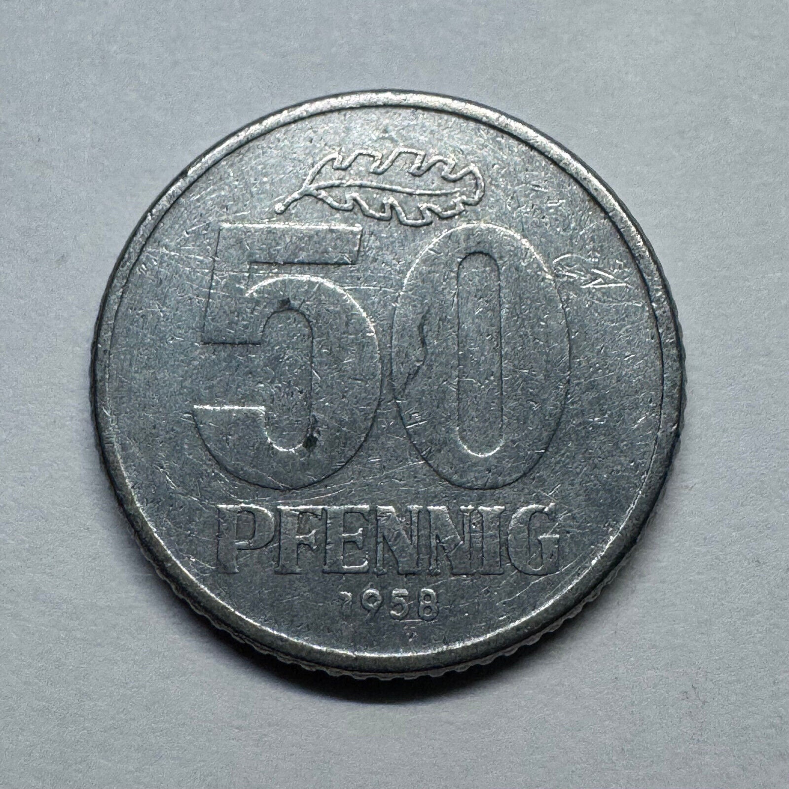 1958 Germany 50 Pfennig - Beautiful Coin - #B-012