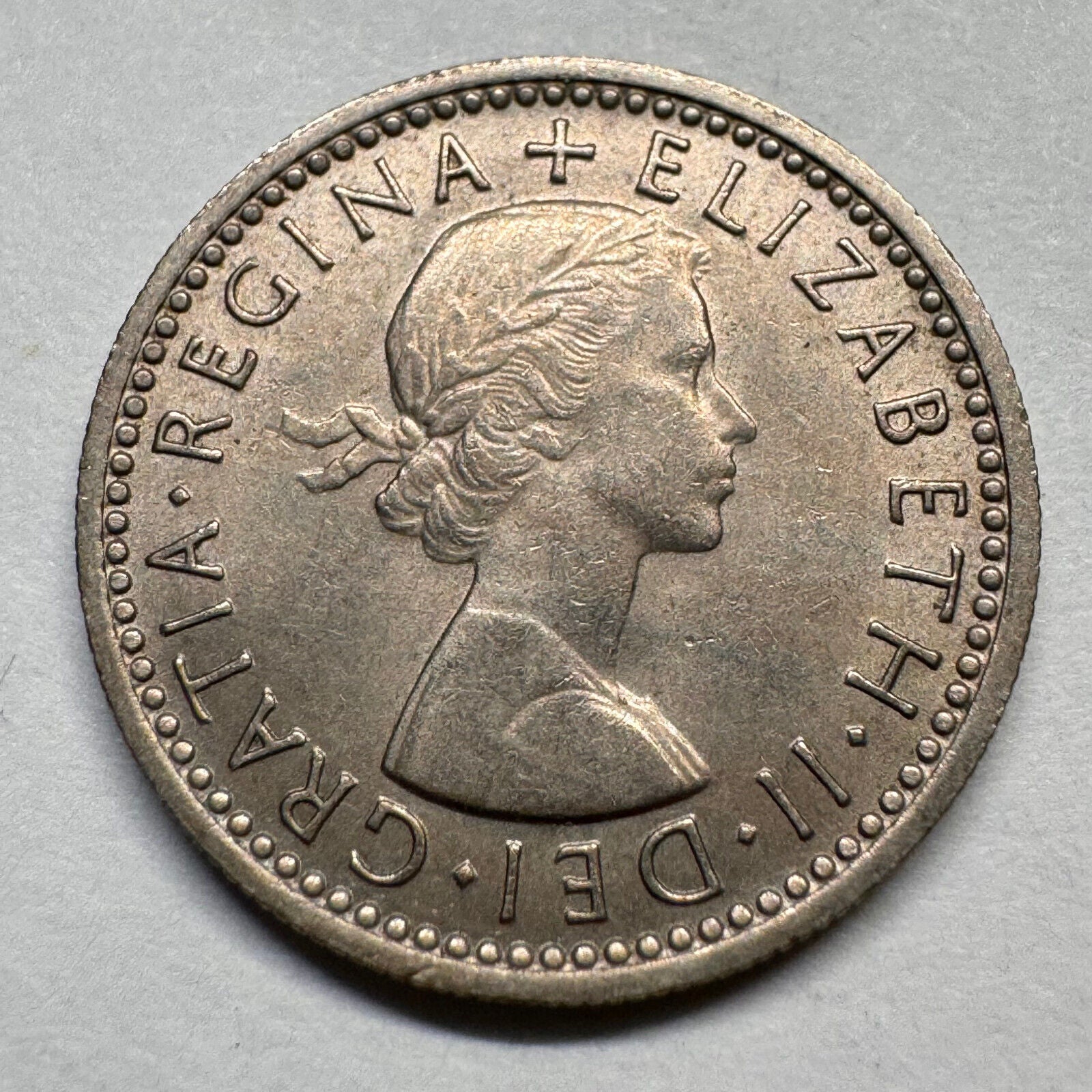 1962 UK 6 Pence - Beautiful Coin - #A-040