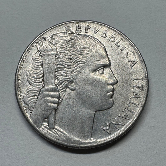 1949 Italy 5 Lire - Beautiful Coin - #B-057