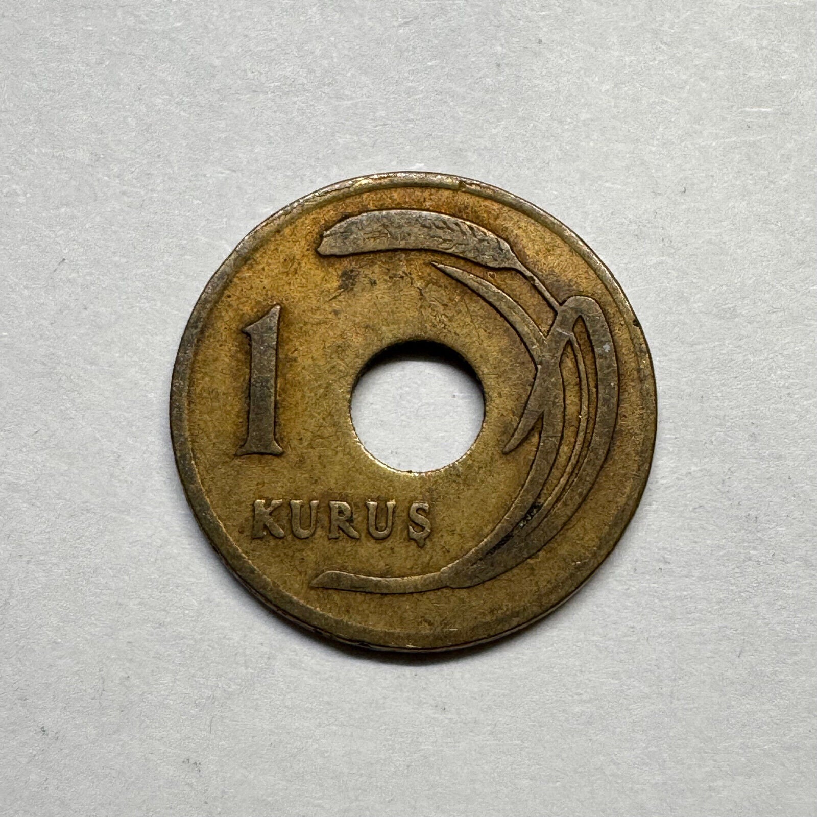 1948 Turkey 1 Kurus - Beautiful Coin - #B-013