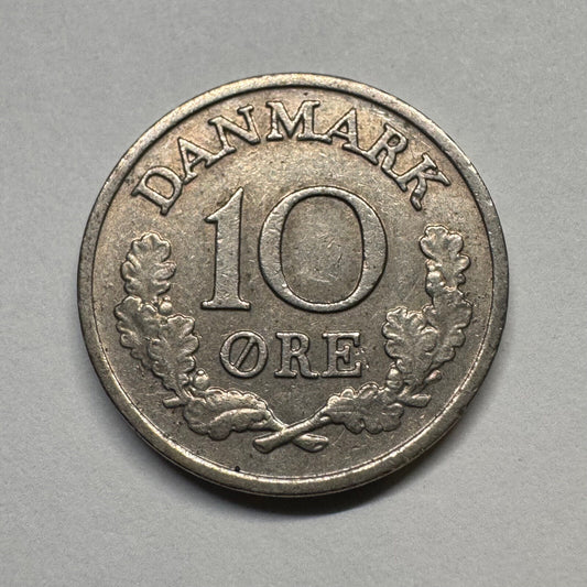 1968 Denmark 10 Ore - Beautiful Coin - #B-060