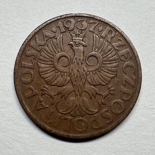 1937 Poland 2 Grosze - Beautiful Coin - #B-053