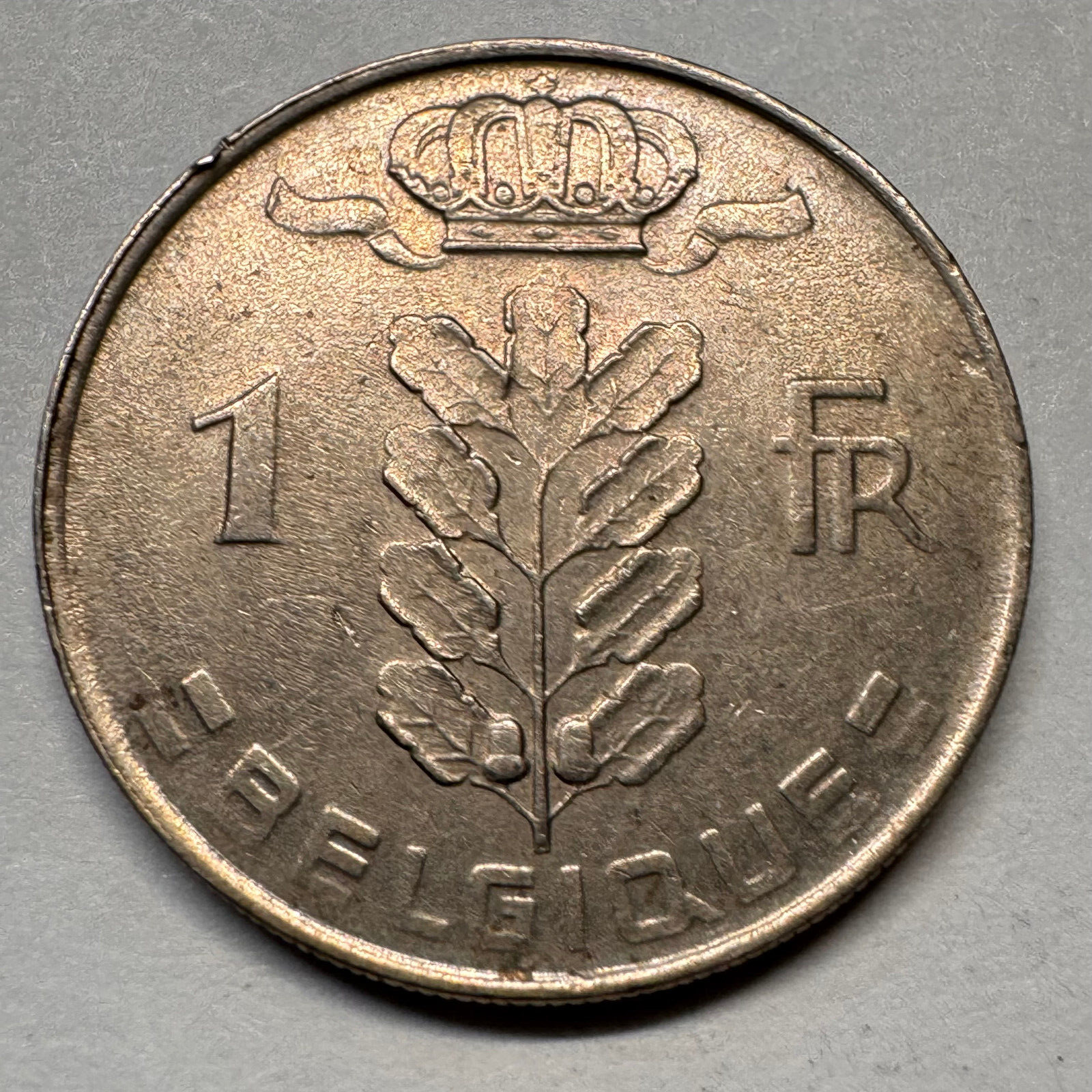1970 Belgium 1 Franc - Beautiful Coin - #A-036