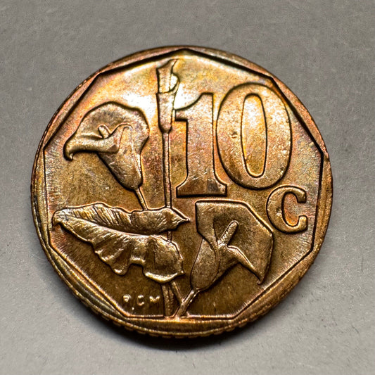 1996 South Africa 10 Cents - Beautiful Coin - #A-029