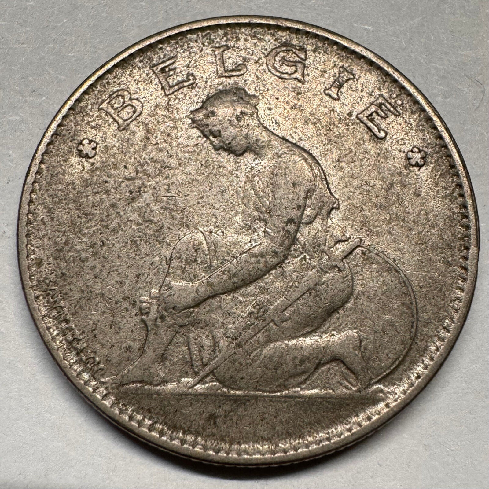 1923 Belgium 1 Franc - Beautiful Coin - #A-018