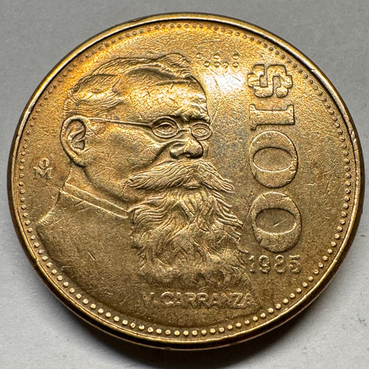 1985 Mexico 100 Pesos - Beautiful Coin - #A-033
