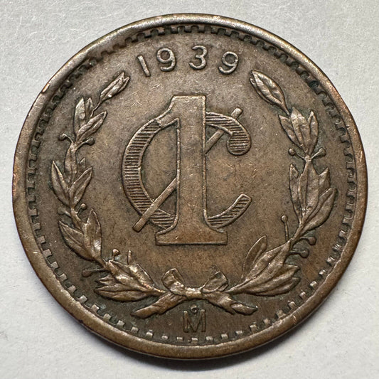1939 Mexico 1 Centavo - Beautiful Coin - #A-070