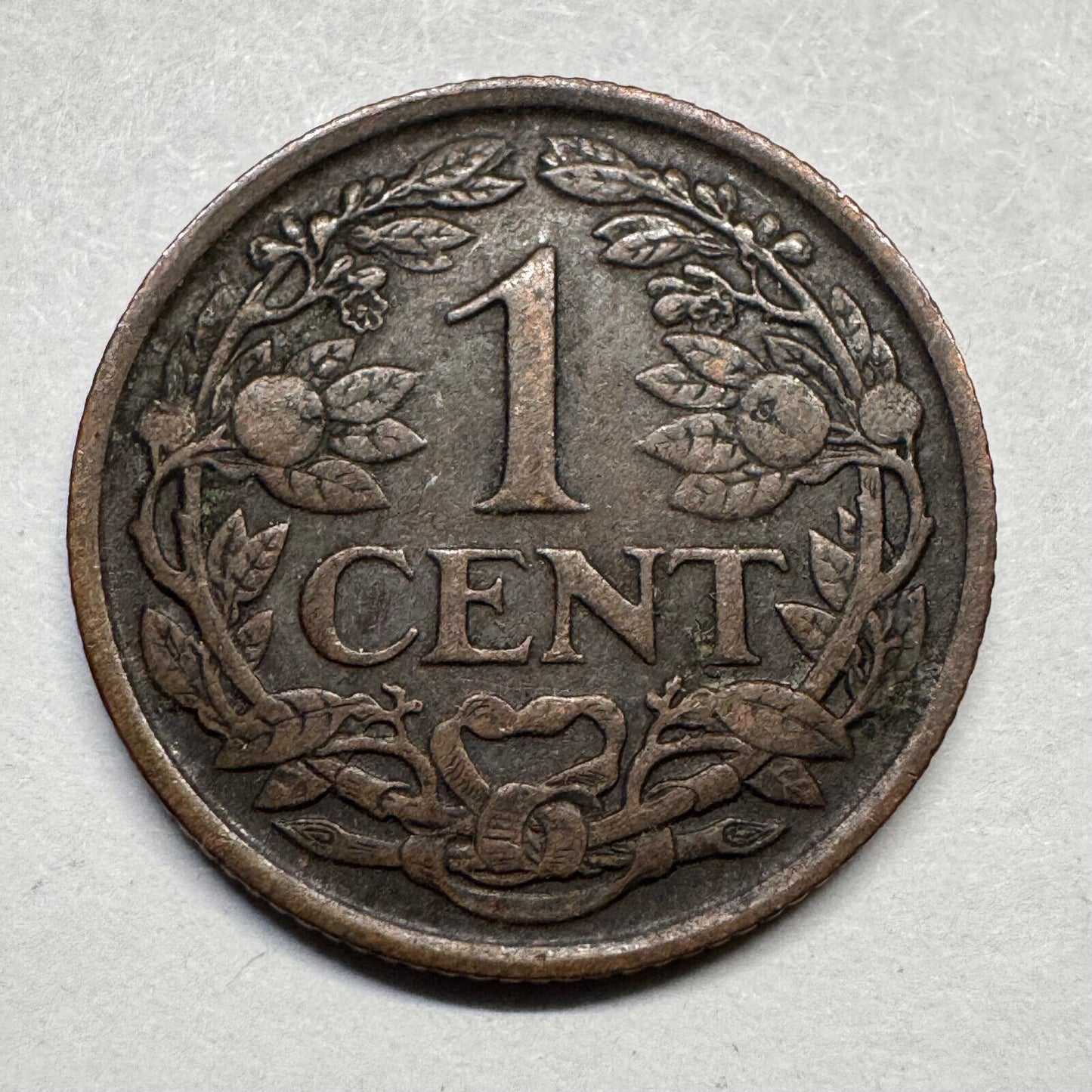 1921 Netherlands 1 Cent - Beautiful Coin - #A-098