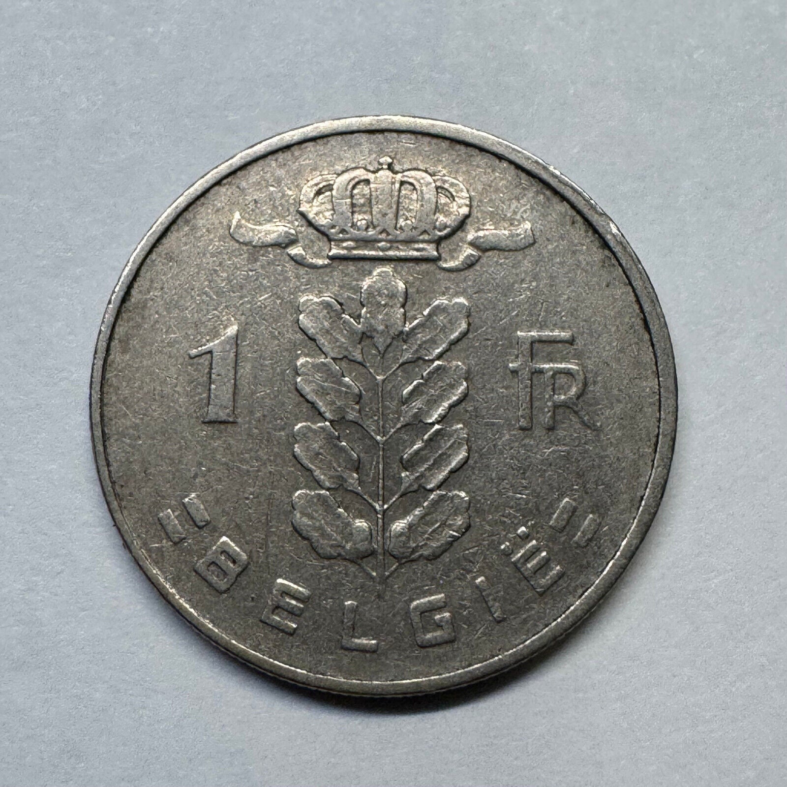 1959 Belgium 1 Franc - Beautiful Coin - #B-023