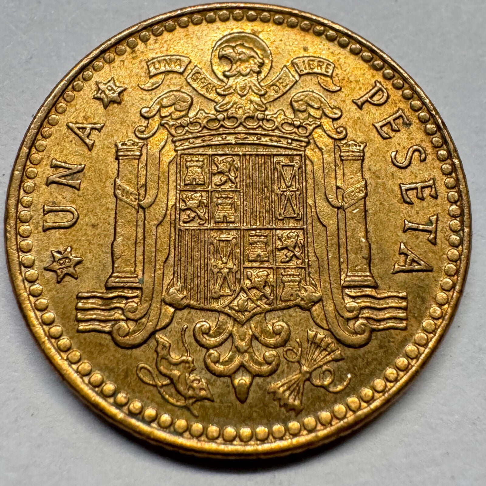 1979 Spain 1 Peseta- Beautiful Coin - #A-032