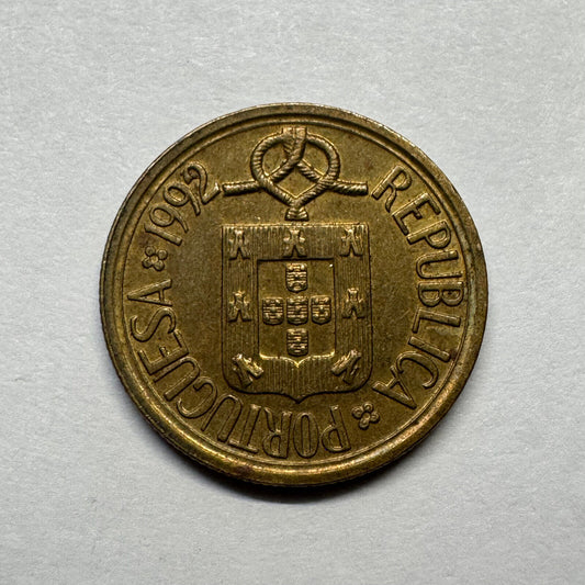1992 Portugal 1 Escudo - Beautiful Coin - #B-020