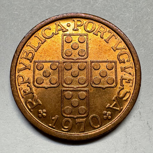 1970 Portugal 20 Centavos - Beautiful Coin - #A-081