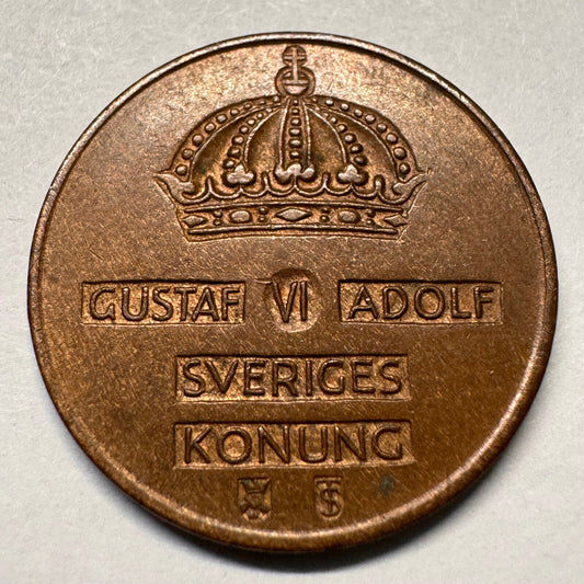 1953 Sweden 2 Ore - Beautiful Coin - #A-066