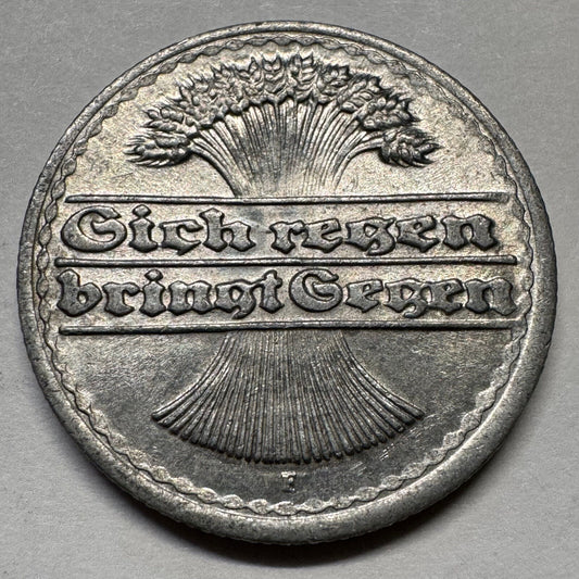 1920 Germany 50 Pfennig - Beautiful Coin - #A-084