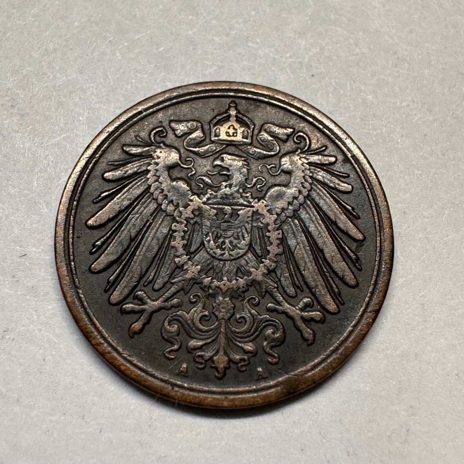1914 Germany 1 Pfennig - Beautiful Coin - #A-014