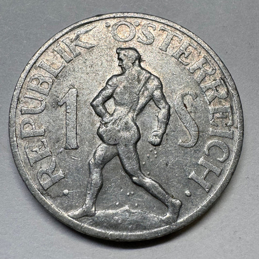 1947 Austria 1 Schilling - Beautiful Coin - #A-036