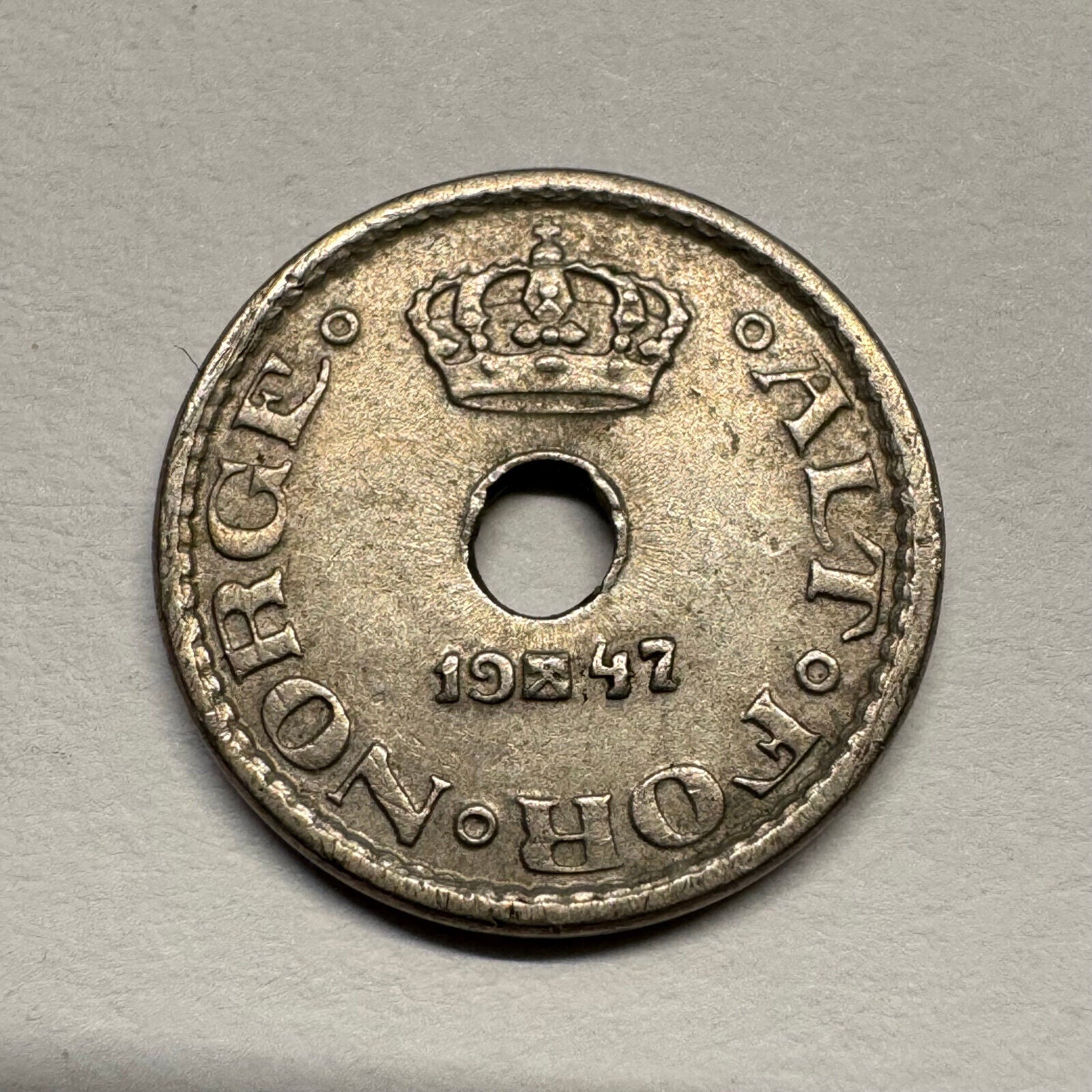 1947 Norway 10 Ore - Beautiful Coin - #B-056