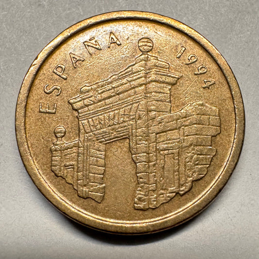 1994 Spain 5 Pesetas - Beautiful Coin - #A-025