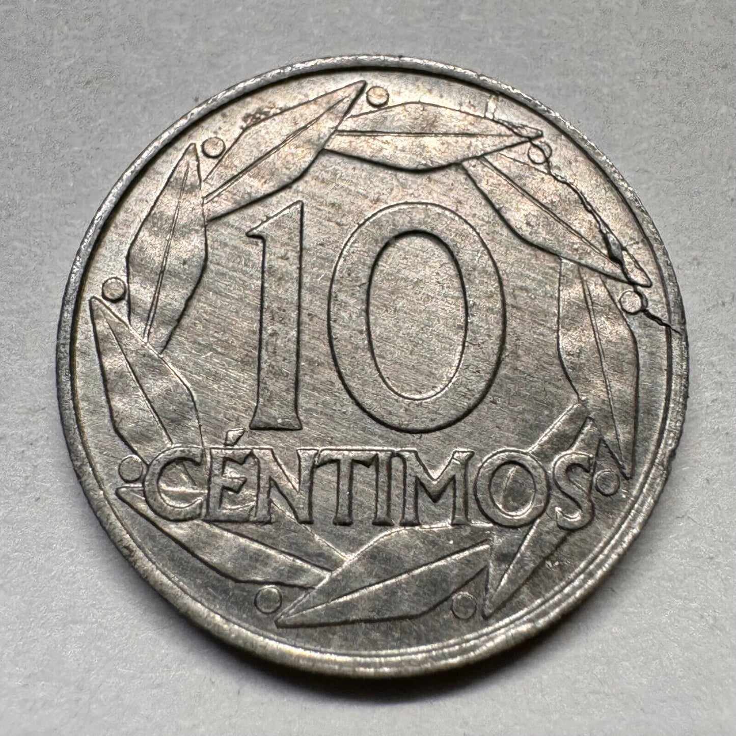 1959 Spain 10 Centimos - Beautiful Coin - #A-056