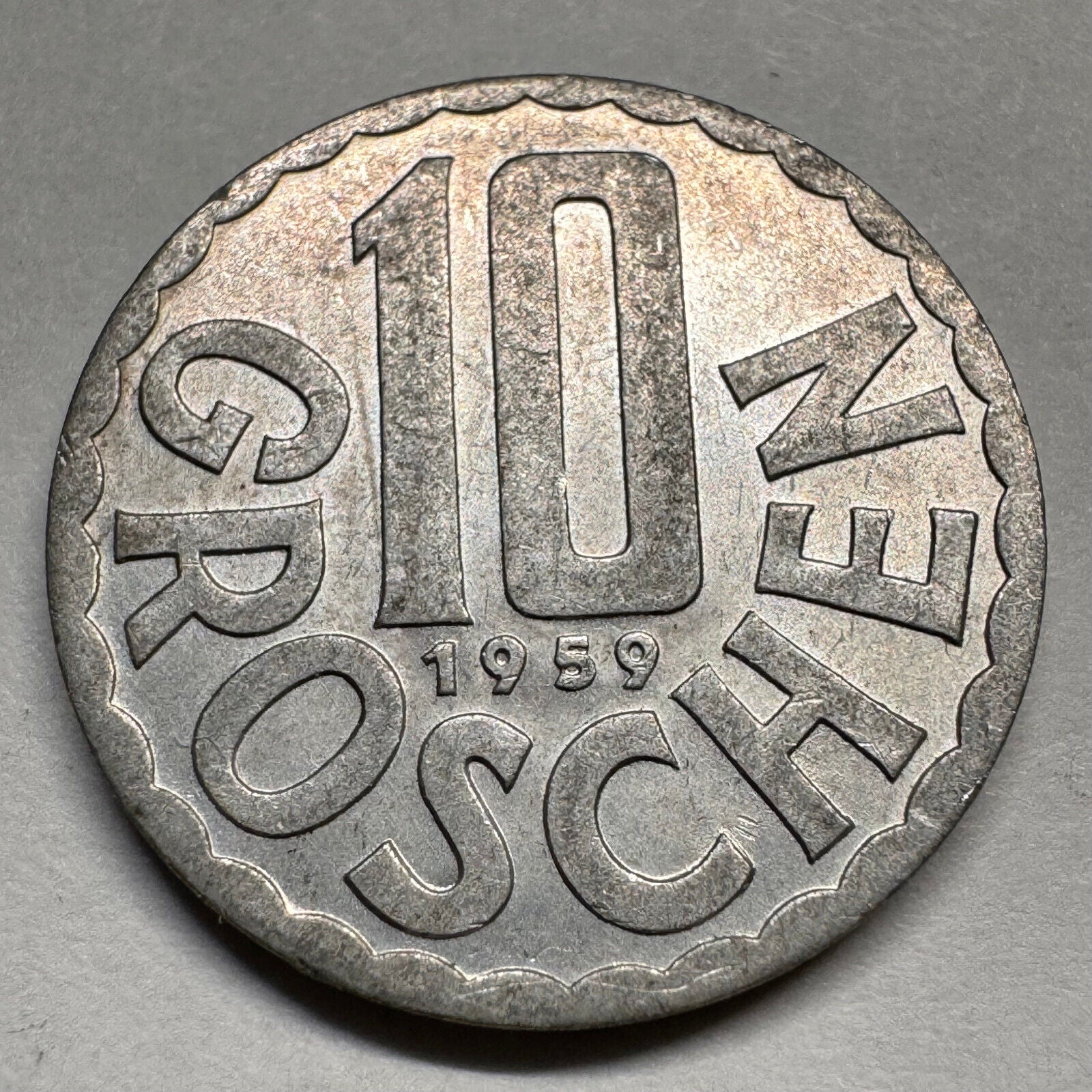 1959 Austria 10 Groschen - Beautiful Coin - #A-040