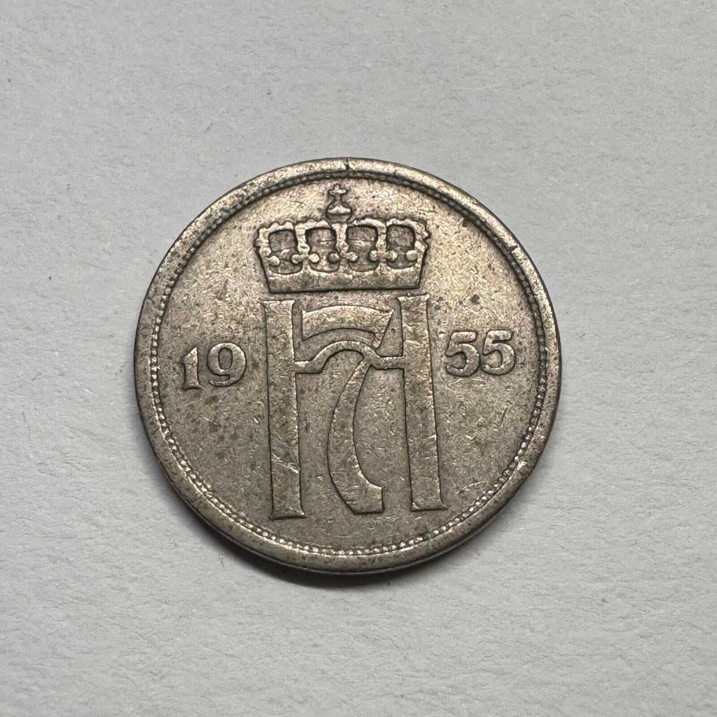 1955 Norway 10 Ore - Beautiful Coin - #B-056