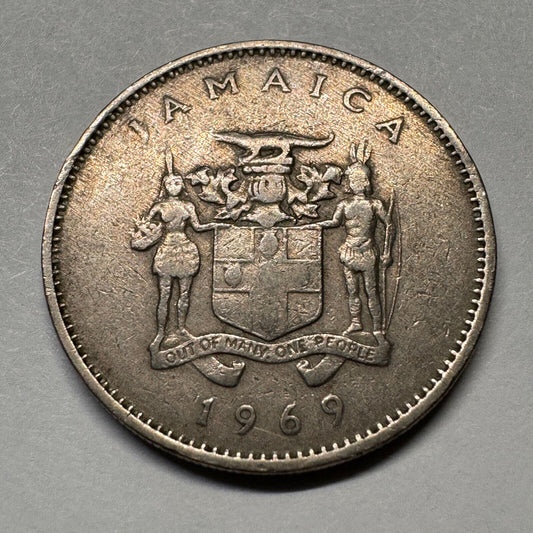 1969 Jamaica 10 Cents - Beautiful Coin - #A-014
