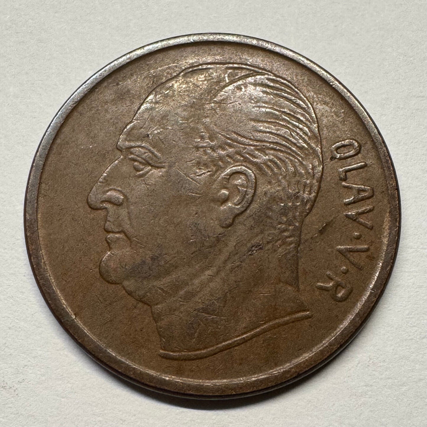 1964 Norway 5 Ore - Beautiful Coin - #B-058