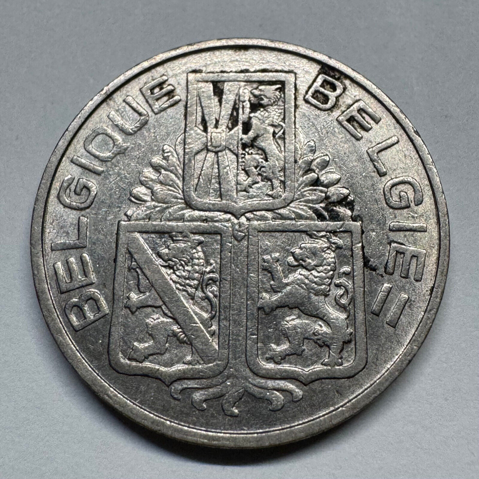 1939 Belgium 1 Franc - Beautiful Coin - #B-060