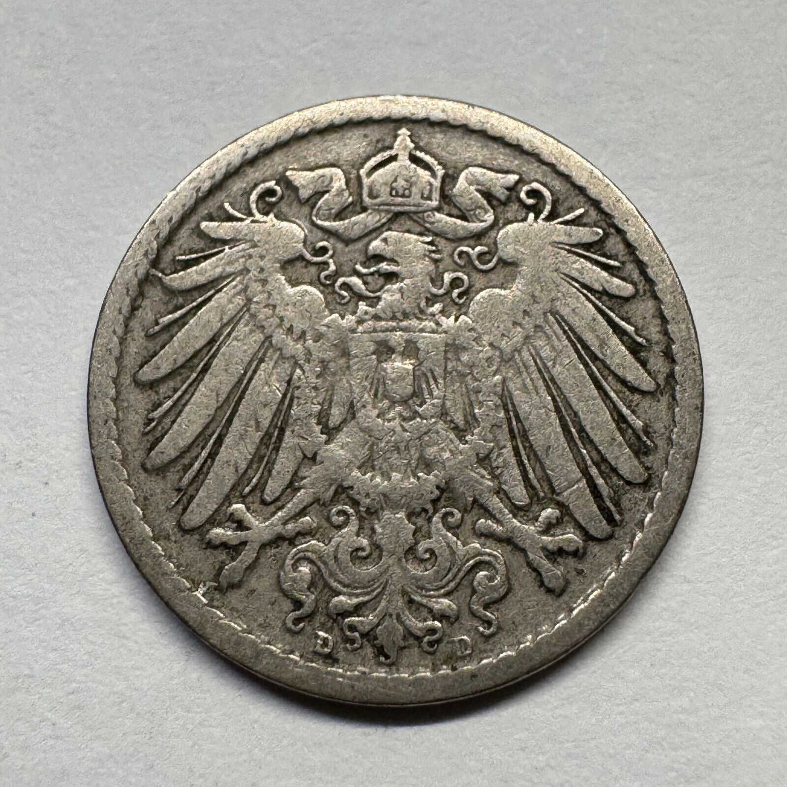 1900 Germany 5 Pfennig - Beautiful Coin - #B-057