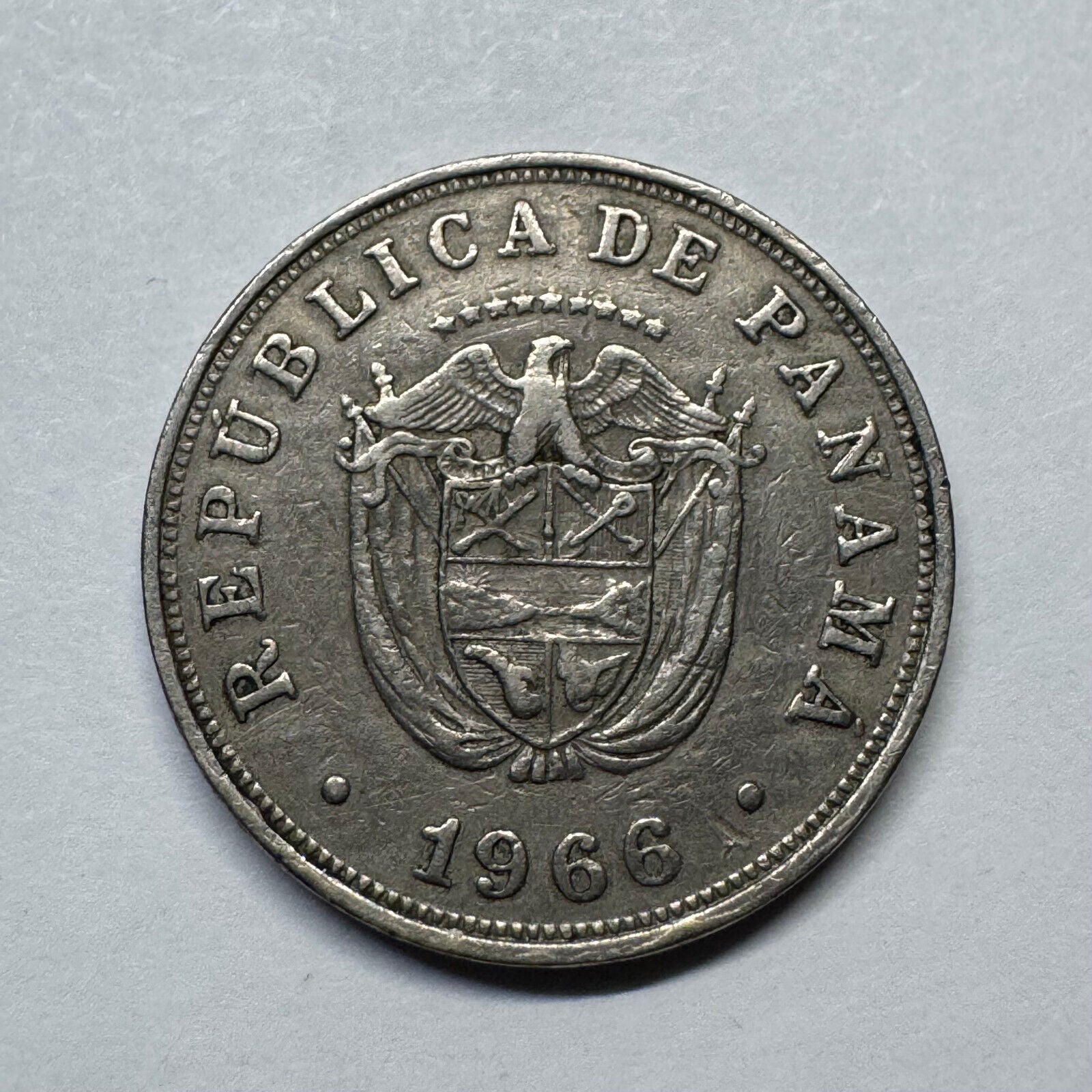 1966 Panama 5 Centesimos - Beautiful Coin - #B-025