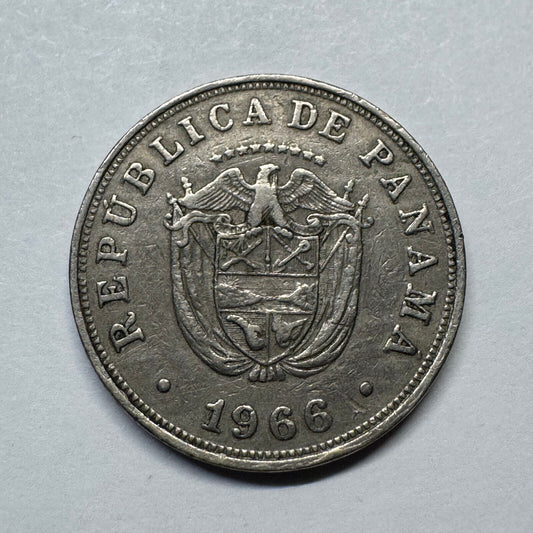 1966 Panama 5 Centesimos - Beautiful Coin - #B-025