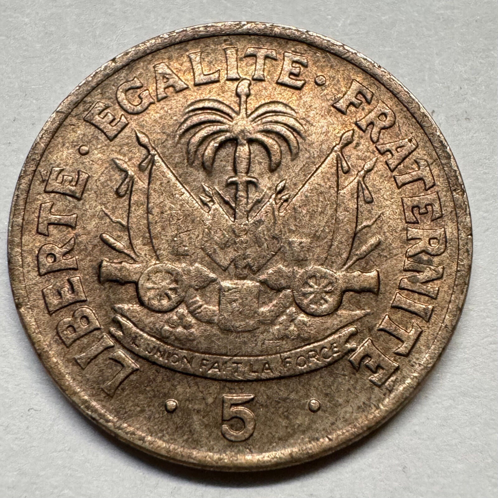 1958 Haiti 5 Centimes - Beautiful Coin - #A-040