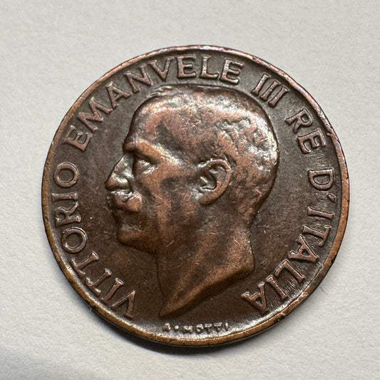 1933 Italy 5 Centesimi - Beautiful Coin - #B-057