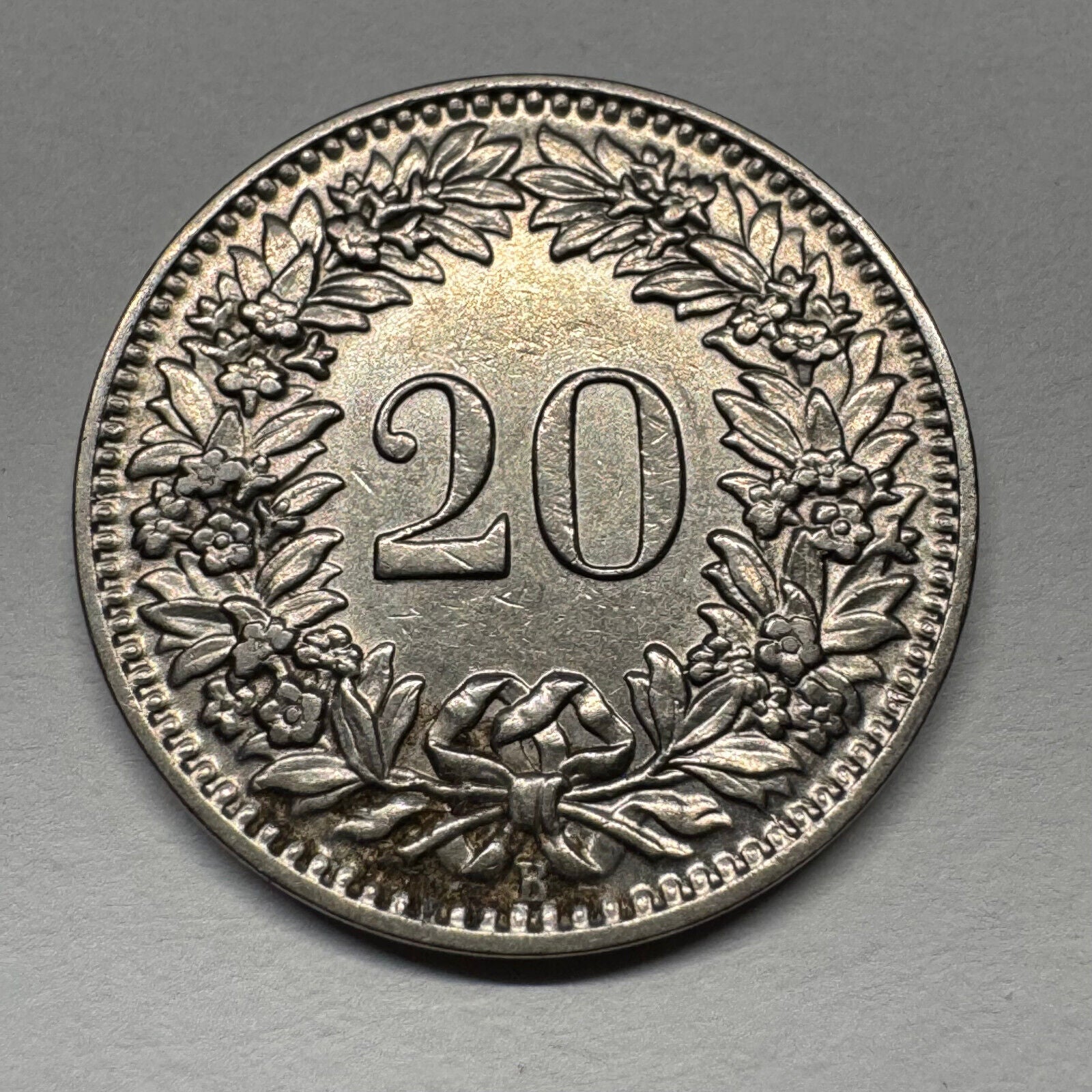 1926 Switzerland 20 Rappen - Beautiful Coin - Lot #B-044