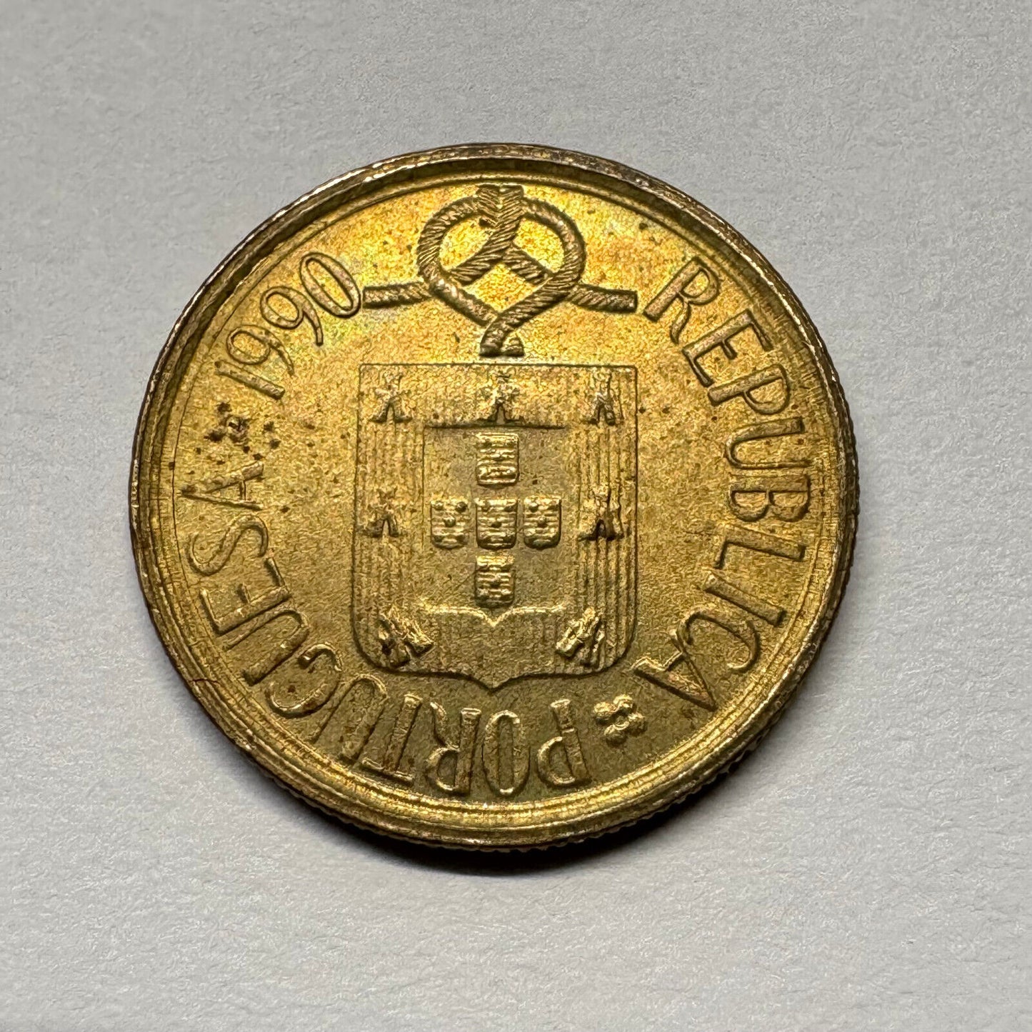 1990 Portugal 1 Escudo - Beautiful Coin - #B-056