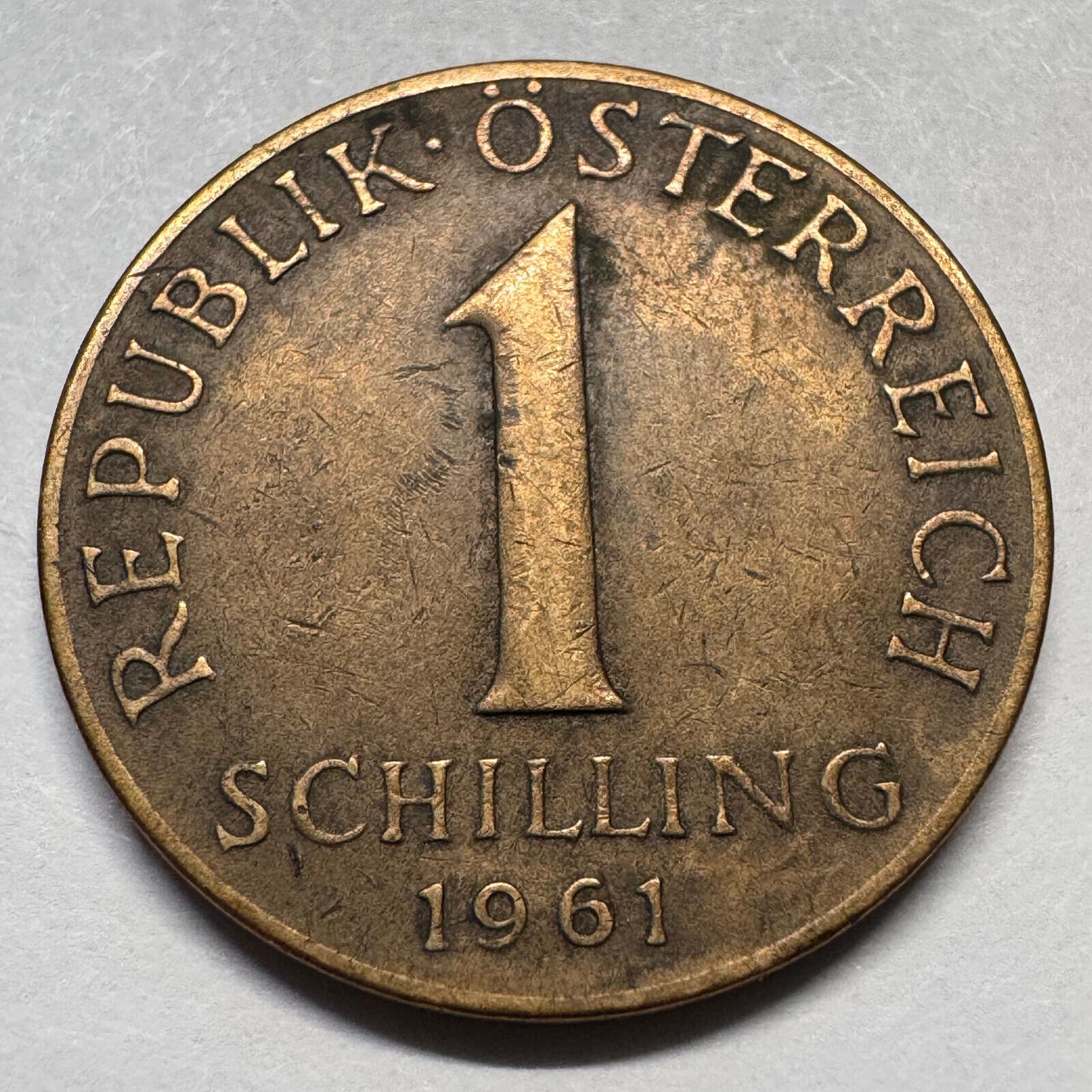 1961 Austria 1 Schilling - Beautiful Coin - #A-068