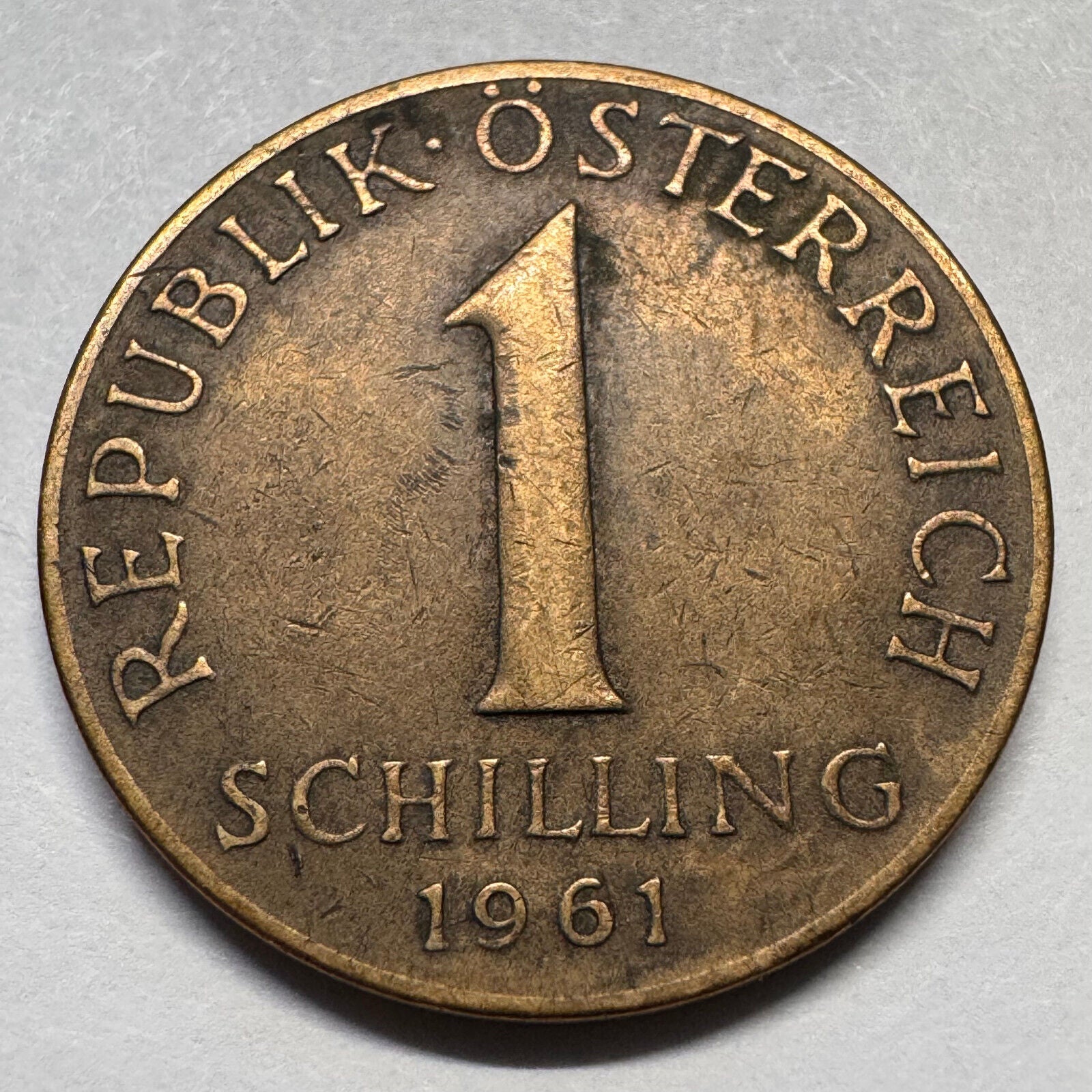 1961 Austria 1 Schilling - Beautiful Coin - #A-068